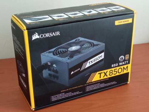 Corsair TX850M  850 Watt 80 Plus Gold Certified PSU