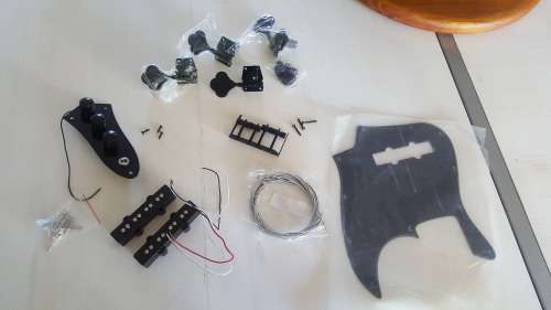 Fender Jazz Bass copy with full set of spare hardware