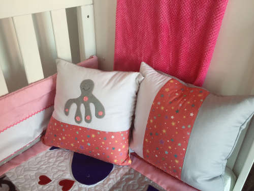 Nautical themed handmade cot set