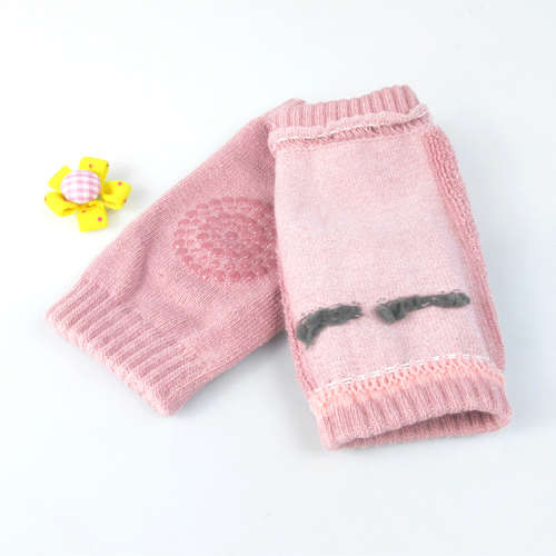 Baby crawling knee or elbow pads - Light Grey