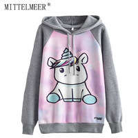 Mittelmeer Unicorn cartoon Hoodie - Medium