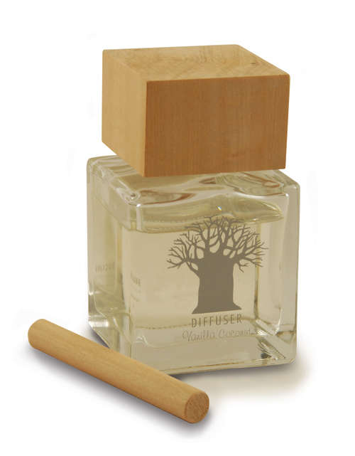 Wooden Top Diffuser - Exotic Rose Fragrance