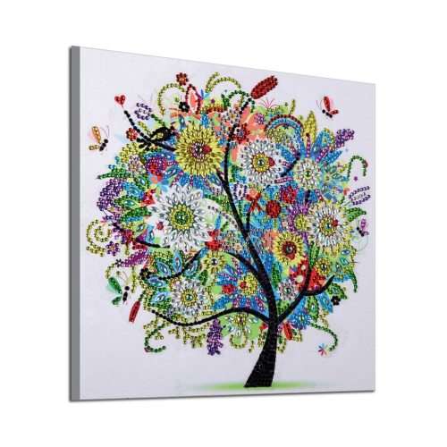 5D Diamond paint by numbers - Tree DZ037