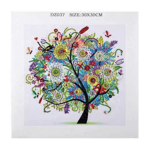 5D Diamond paint by numbers - Tree DZ037