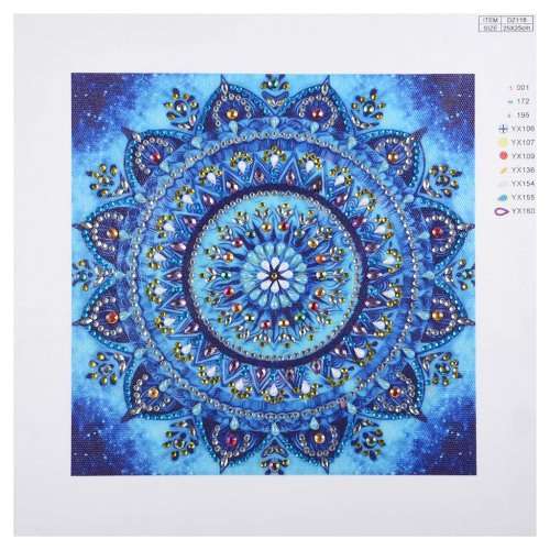 5D Diamond paint by numbers - Mandala DZ118