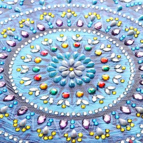 5D Diamond paint by numbers - Mandala DZ118