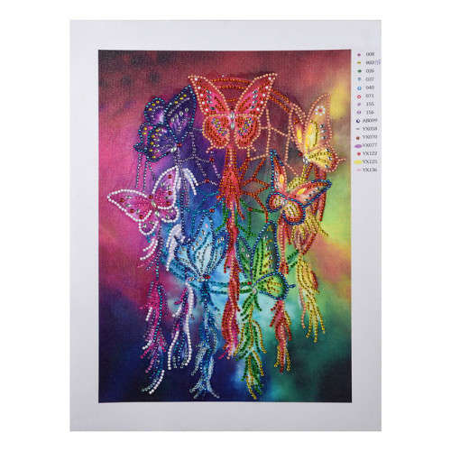 5D Diamond paint by numbers - Butterfly
