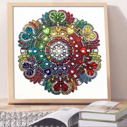 5D Diamond Painting Partial Drill - Mandala R8202