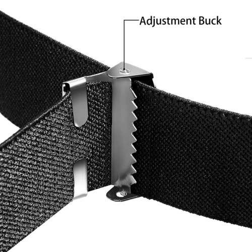 Invisible Belt No Bulge No Hassle Buckle-Free Elastic Belt For Jeans - Coffee