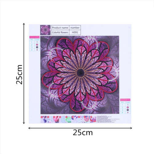 5D Diamond Painting Partial Drill - Mandala H091