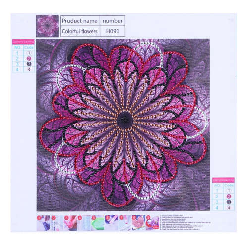 5D Diamond Painting Partial Drill - Mandala H091