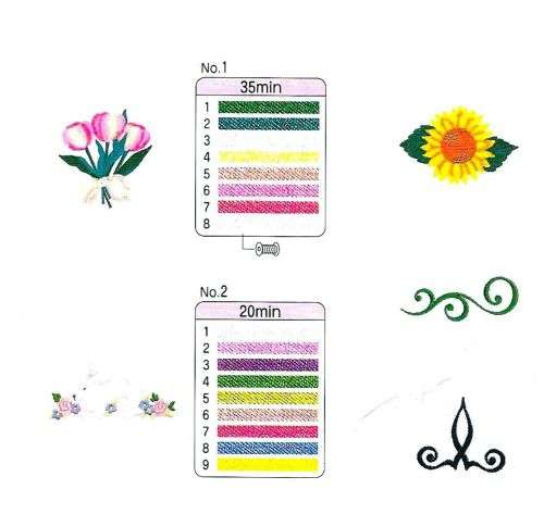 Studio collection #102  Embroidery Memory Card for Brother, Ber. Deco, Baby Lock .pes