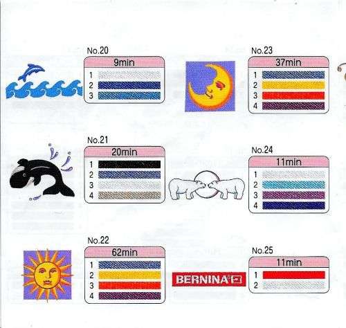 Studio collection #102  Embroidery Memory Card for Brother, Ber. Deco, Baby Lock .pes