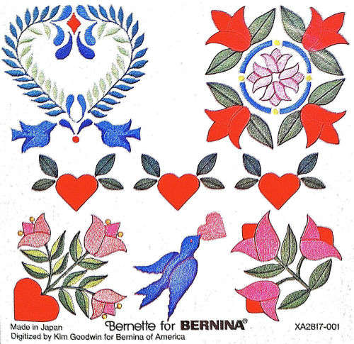 Studio quilting collection #103  Embroidery Memory Card for Brother, Ber. Deco, Baby Lock .pes