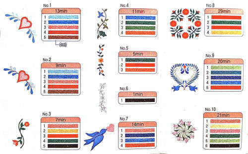 Studio quilting collection #103  Embroidery Memory Card for Brother, Ber. Deco, Baby Lock .pes