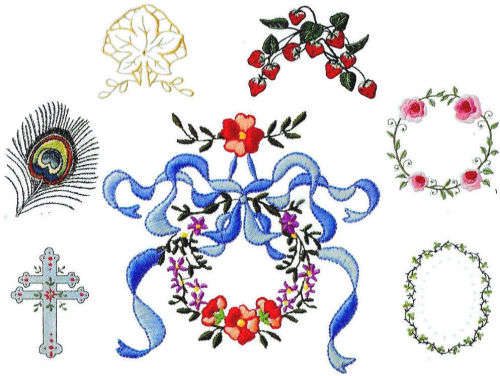 Studio Bernina #112 Martha Pullen-Embroidery Memory Card for Brother, Ber. Deco, Baby Lock .pes