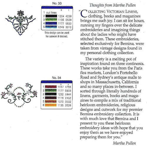 Studio Bernina #112 Martha Pullen-Embroidery Memory Card for Brother, Ber. Deco, Baby Lock .pes