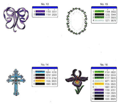 Studio Bernina #112 Martha Pullen-Embroidery Memory Card for Brother, Ber. Deco, Baby Lock .pes