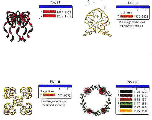 Studio Bernina #112 Martha Pullen-Embroidery Memory Card for Brother, Ber. Deco, Baby Lock .pes