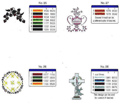 Studio Bernina #112 Martha Pullen-Embroidery Memory Card for Brother, Ber. Deco, Baby Lock .pes