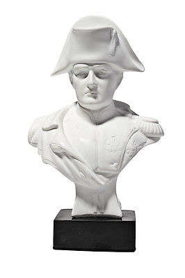 Napoleon Bonaparte White Shungite Bust Statue 13,5 cm