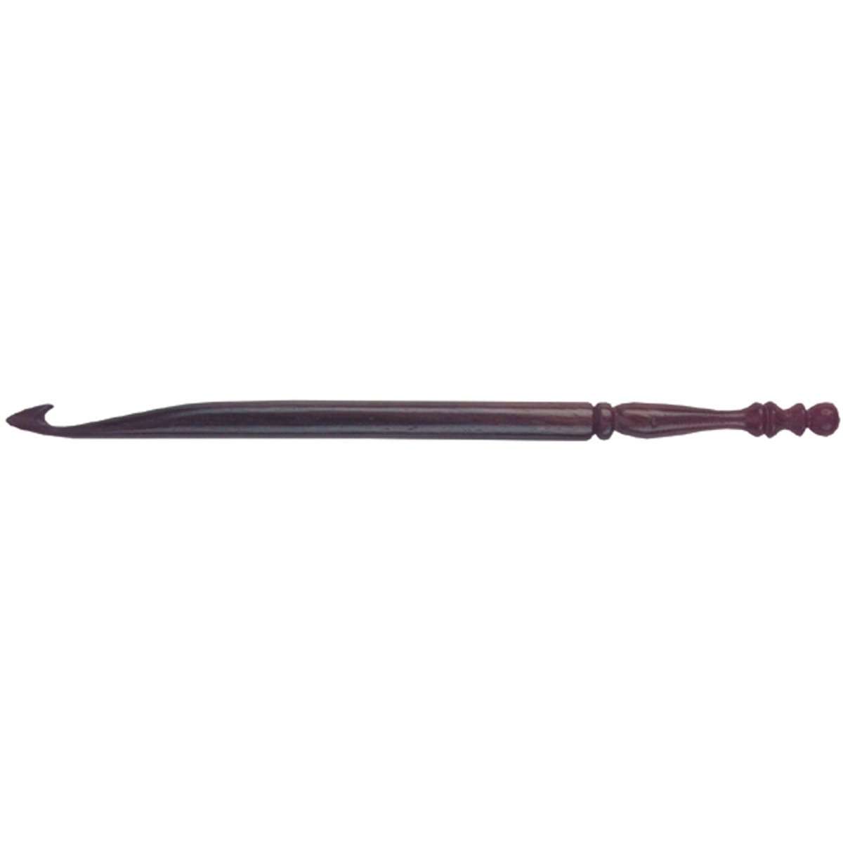 Lacis Rosewood Crochet hook, size N - 10mm