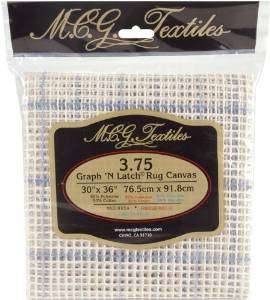 Graph and Latch Blue-Lined 3.75-Inch Canvas Mesh, 30 by 36-Inch