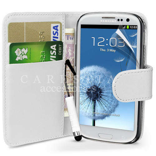 Leather Wallet Pouch for Samsung S4