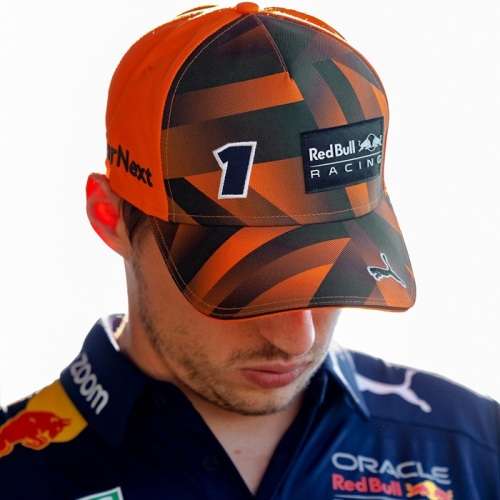 F1 Max Verstappen LIMITED EDITION Puma RedBull Racing Driver Cap - Vibrant Orange - Curved