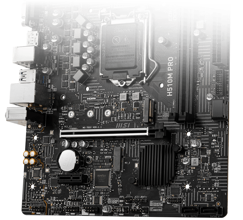 MSI H510M-A PRO LGA 1200 Micro ATX Motherboard