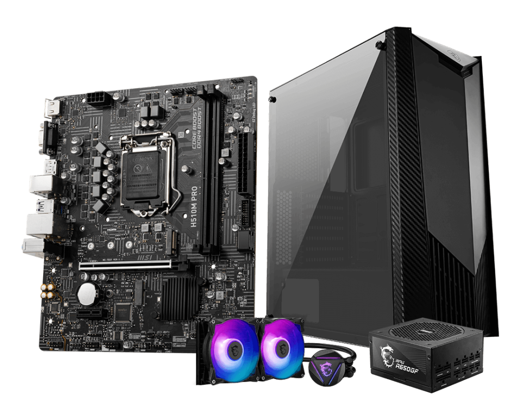 MSI H510M-A PRO LGA 1200 Micro ATX Motherboard