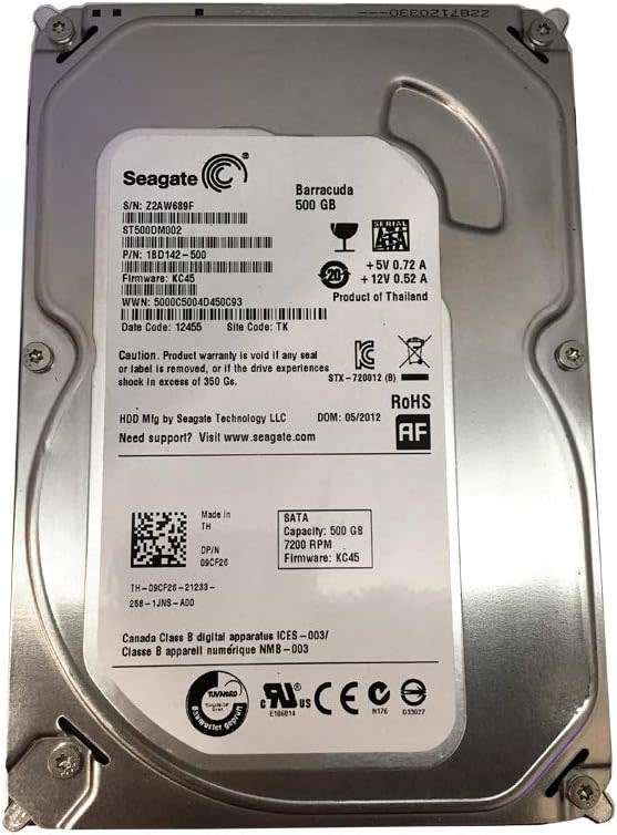 Seagate Barracuda 500GB 2.5" Internal Hard Drive