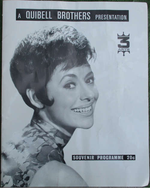 Unautographed concert programmes from the 1960s
