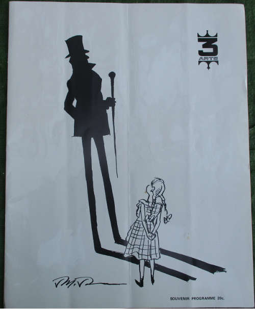 Unautographed concert programmes from the 1960s