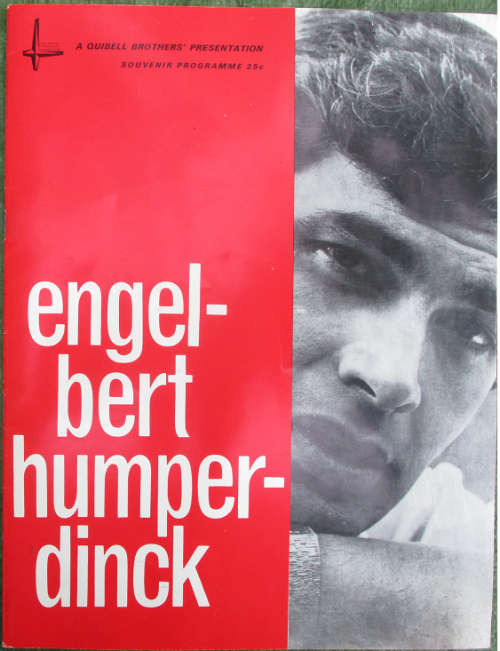 Unautographed concert programmes from the 1960s