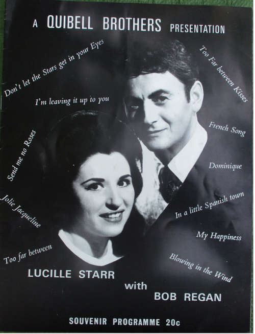 Unautographed concert programmes from the 1960s