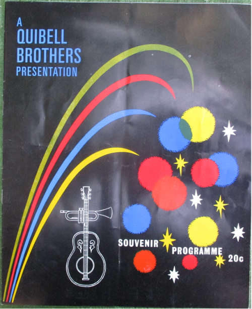 Unautographed concert programmes from the 1960s