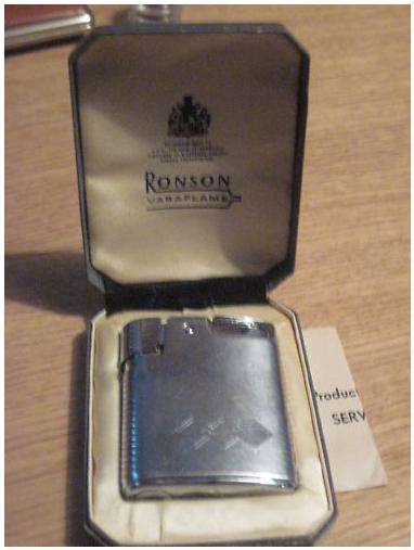 Ronson butane lighter from the late 1950's