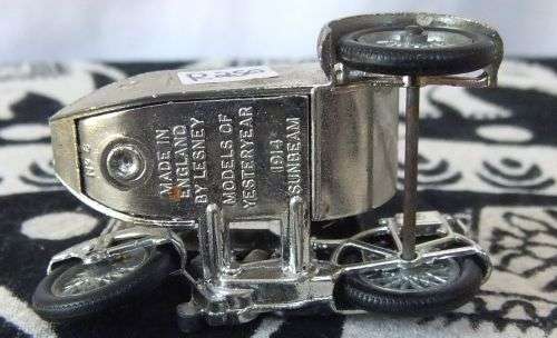 Vintage Die cast metal motorbike with sidecar by Lesney England