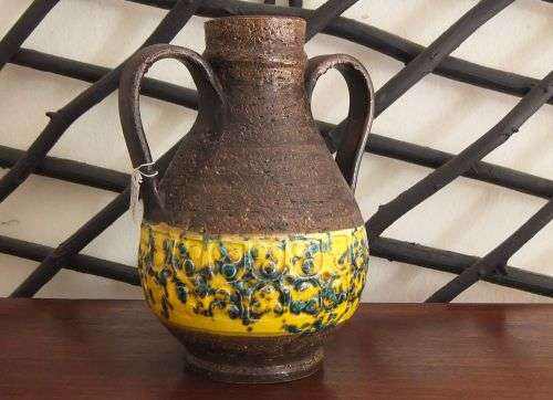 Vintage Italian pottery vase