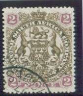 SACC 60 - 1897 2d Definitive - Scrolls between Springbok's legs - Very Fine Used