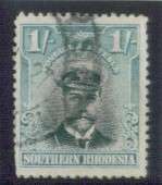 SACC 10 - Southern Rhod 1/- Definitive of 1924 -  Fine Used