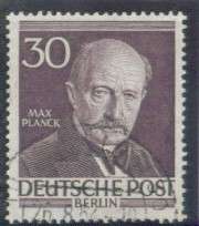West Berlin - Michel 99 - 30pf of 1952 Personalities Issue (Plank) - Very Fine Used