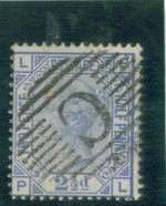 SG 157 - 2.5d Blue - Wmk Imperial Crown - Lettered L P - Plate 23