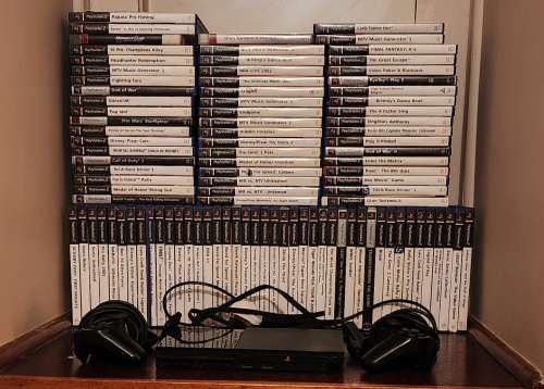 PS2 Slimline + 80 Games!