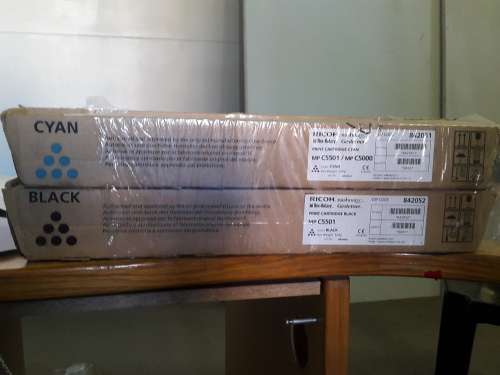 NEW SET OF BLACK: CYAN: MAGENTA: YELLOW TONERS FOR RICOH MP C5000/ C5501