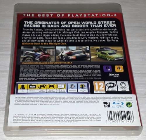 Midnight Club Los Angeles Complete Edition - PS3