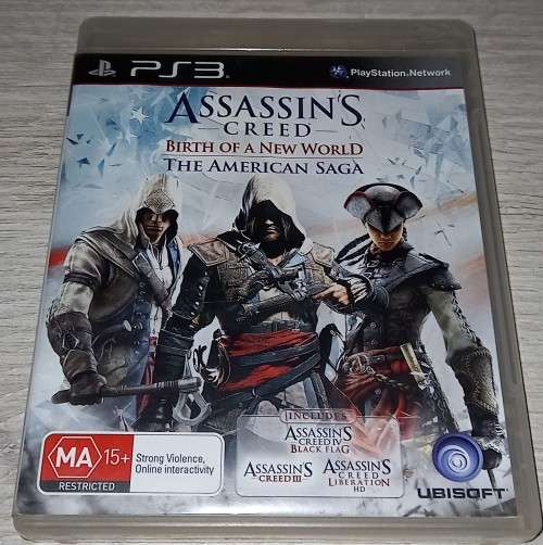 Assassins Creed: Birth Of A New World (AC3 + Black Flag + Liberation HD) - The American Saga - PS3