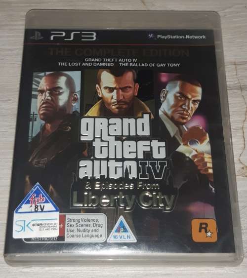 GTA IV Complete Edition (GTA IV + Ballad of Gay Tony + The Lost and Damned) - PS3