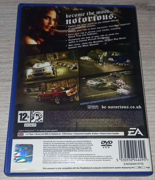 Need For Speed Most Wanted - PS2